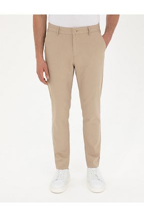 شلوار بژ مردانه کتان Pierre Cardin - کد 833176658