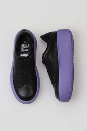 کفش کژوال مشکی زنانه چرم خالص Bueno Shoes - کد 454359426