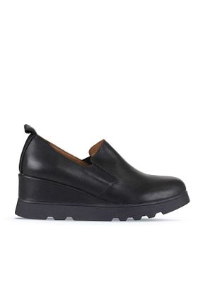 کفش پاشنه بلند پر مشکی زنانه پاشنه متوسط (5-9 سانتی متر) Bueno Shoes - کد 774569974