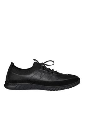 کفش کژوال مشکی مردانه چرم خالص MARCOMEN - کد 87614585