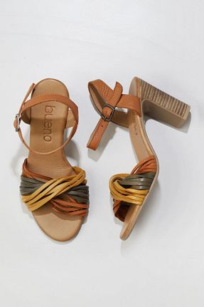 صندل زرد زنانه پاشنه تخت Bueno Shoes - کد 353936230