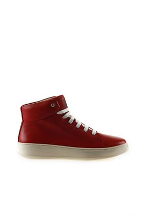 کفش اسنیکر قرمز مردانه چرم اصل Bueno Shoes - کد 191161064
