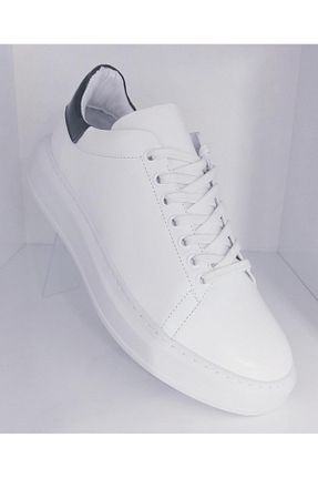 کفش کژوال سفید مردانه چرم خالص BAGSSHOES - کد 795524844