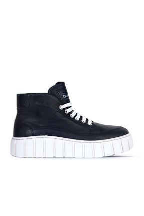 بوت / نیم بوت مشکی زنانه چرم خالص Bueno Shoes - کد 145639219