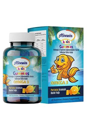 روغن ماهی MİNASİA KİDS - کد 824345557