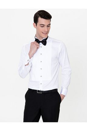 پیراهن سفید مردانه اسلیم فیت Pierre Cardin - کد 827945386