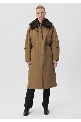 پارکا قهوه ای زنانه رگولار Mavi - کد 776790596