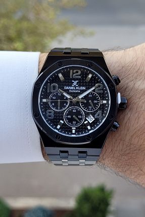 ساعت مچی مشکی مردانه 42 میلی متر Daniel Klein - کد 860879726