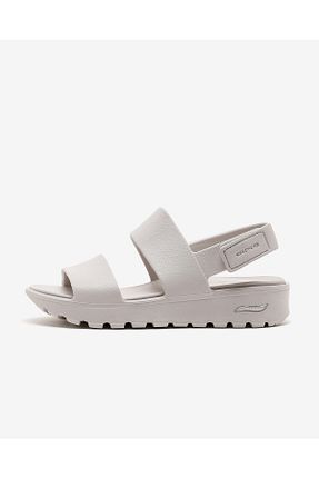 صندل بژ زنانه پاشنه تخت Skechers - کد 691277805