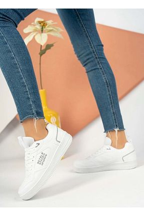 کفش فیتنس سفید زنانه پارچه ای Kids Club Shoes - کد 809880763