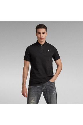 پولوشرت مشکی مردانه پنبه ای G-STAR RAW - کد 97848630