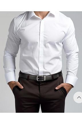 کمربند مشکی مردانه چرم مصنوعی MIPEK - کد 858438291