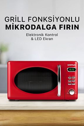 مایکروفر قرمز گارانتی وارد کننده G3ferrari - کد 767533825