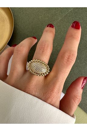 انگشتر جواهر طلائی زنانه زیرکن ringbox - کد 834094455