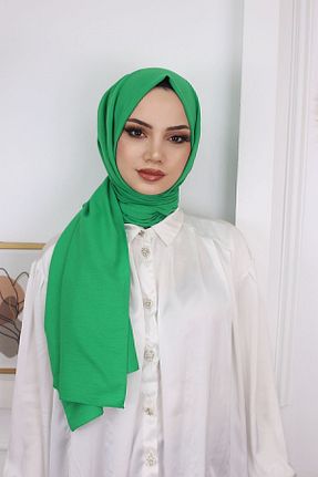 شال سبز زنانه پنبه ای feronis - کد 744533765