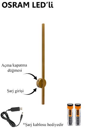 چراغ دیواری طلائی آلومینیوم MYSTERY - کد 775391534