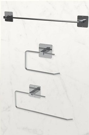 آویز حمام متالیک ALSİ HOME - کد 850459600