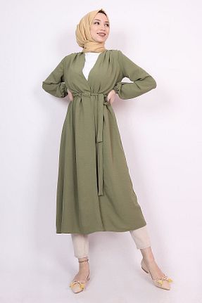 کلاه و ابایا خاکی زنانه پنبه ای ENDERON - کد 95294385