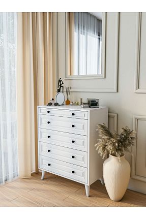 آینه کنسول سفید Suntalam MONTENERO - کد 851638324