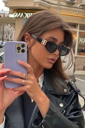 عینک آفتابی مشکی زنانه UV400 REN EYEWEAR - کد 783679238
