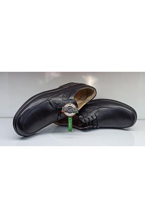 کفش کژوال مشکی مردانه چرم خالص KİNG PAOLO - کد 858431825