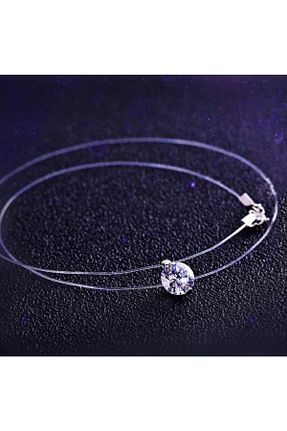 گردنبند جواهر زنانه روکش نقره pop up store - کد 221688558
