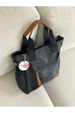 کیف دوشی مشکی زنانه ساتن BAGLOVİS - کد 788310856