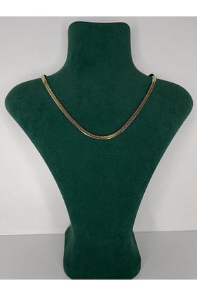 گردنبند استیل ( فولاد ) طلائی زنانه استیل (فولاد) CanElif Accessories - کد 787726907