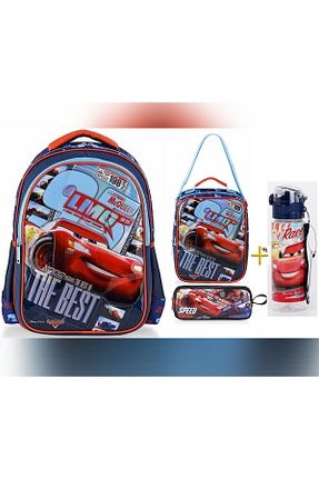 کیف مدرسه آبی مردانه پارچه ای Cars - کد 856074841