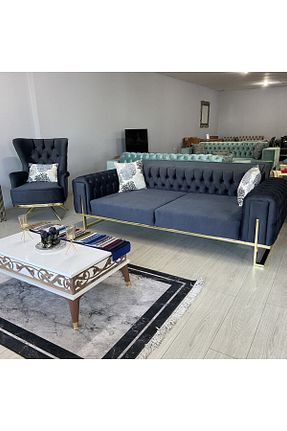 ست مبل مشکی 3+3+1+1 TİTİZKOLTUK - کد 472819386