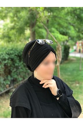 کلاه شنای حجاب مشکی زنانه NpyBone Tekstil - کد 299479866