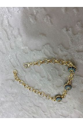 دستبند جواهر طلائی زنانه زیرکن Passionis Jewelry - کد 790895016