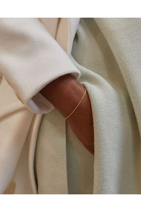 دستبند جواهر طلائی زنانه M Miel - کد 814857275