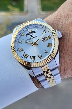 ساعت مچی طلائی مردانه 41 میلی متر Daniel Klein - کد 858515479