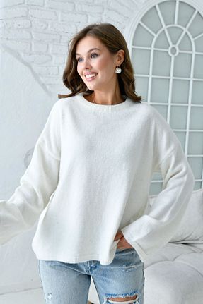 پلیور نباتی زنانه ساده WOMAN VISION - کد 858416374