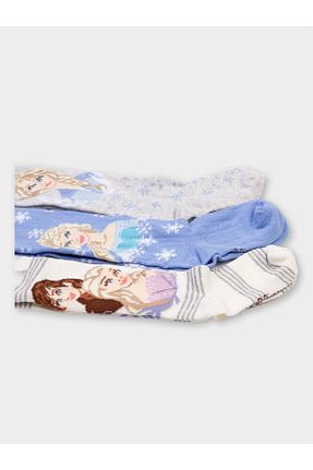 جوراب آبی بچه گانه پنبه ای Frozen - کد 461708356