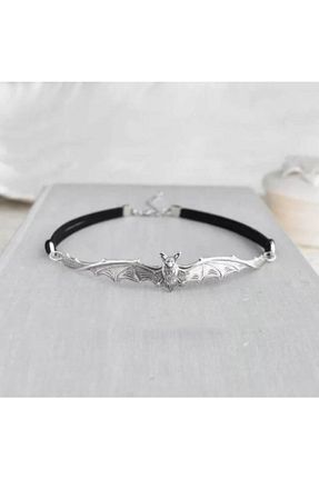 گردنبند جواهر زنانه روکش نقره Alsade - کد 96590050