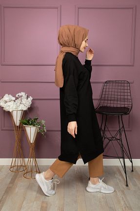 تونیک مشکی زنانه بافتنی Soul - کد 858475521