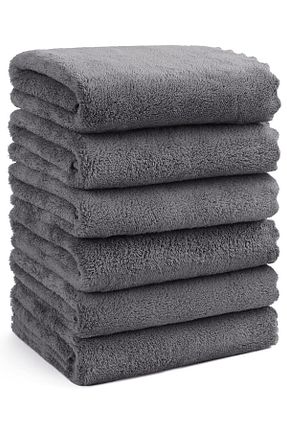 حوله مشکی میکروفیبر CottonTherapy - کد 248079732