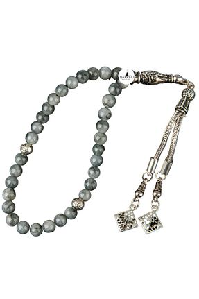 تسبیح طوسی سنگ طبیعی OSMANLI DOĞAL TAŞ - کد 660018797