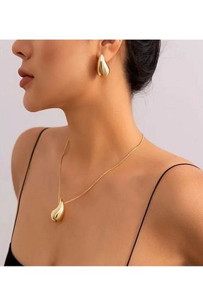 گردنبند استیل ( فولاد ) طلائی زنانه استیل (فولاد) Inochis ChicPaws - کد 804872774