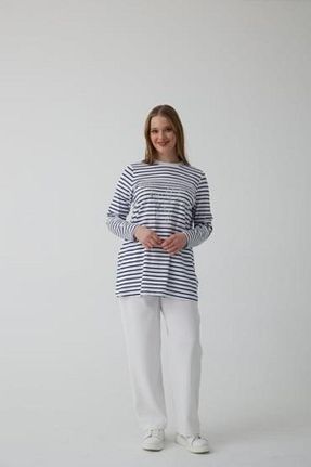 پیراهن حجاب سرمه ای A-line Moodbasic - کد 858585428