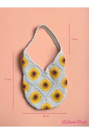 کیف دوشی بژ زنانه Satürn Hobi - کد 788180869