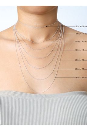 گردنبند نقره صورتی زنانه 925 عیار Dkmn Silver - کد 819067307