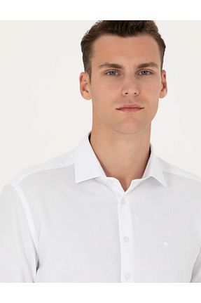 پیراهن سفید مردانه اسلیم فیت Pierre Cardin - کد 828887247