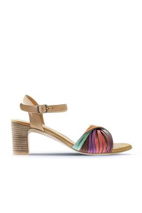 صندل سرمه ای زنانه پاشنه ضخیم Bueno Shoes - کد 353934280