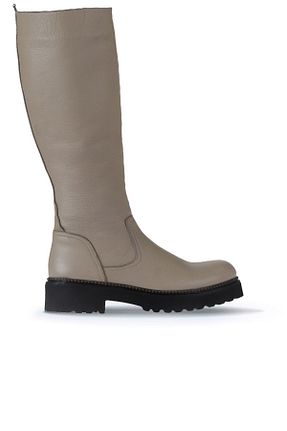 چکمه طوسی زنانه چرم خالص Bueno Shoes - کد 456048969