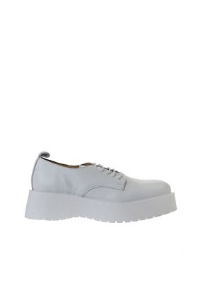 کفش پاشنه بلند پر سفید زنانه پاشنه متوسط (5-9 سانتی متر) Bueno Shoes - کد 380636084