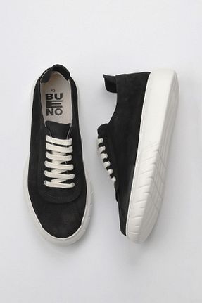 کفش اسنیکر مشکی مردانه چرم اصل Bueno Shoes - کد 72458179