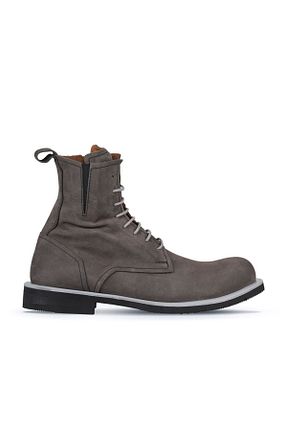 بوت / نیم بوت طوسی مردانه چرم خالص Bueno Shoes - کد 771953419